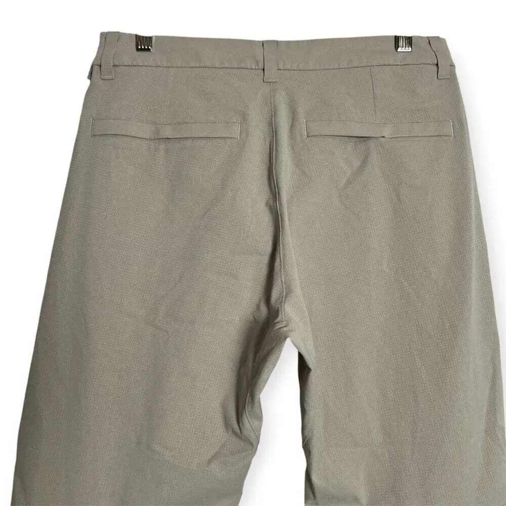 Lululemon Commission Slim Pant Ventlight SIZE 31 Gray Beige Chino